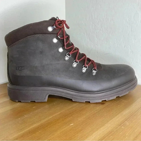 NEW UGG Biltmore Hiker Brown (Oak) Leather Boot Men’s Size 13 main image 8